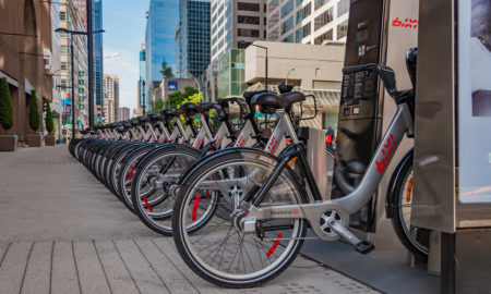 Bike sharing in live work play community